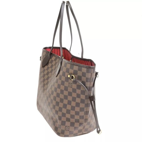 LOUIS VUITTON Neverfull MM Shoulder Bag Damier Ebene Leather BN N51105 23FA323 - Picture 10 of 14
